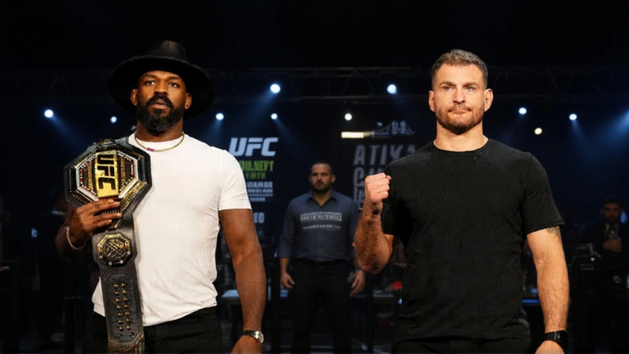 Jon Jones e Stipe Miocic protagonizam show de farpas na UFC 309