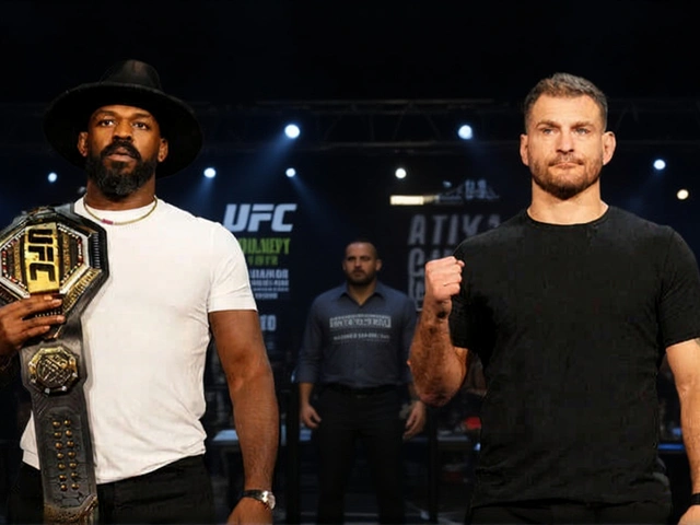 Jon Jones e Stipe Miocic protagonizam show de farpas na UFC 309